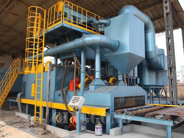 The Working Principle of Steel Plate Shot Blasting Machine
