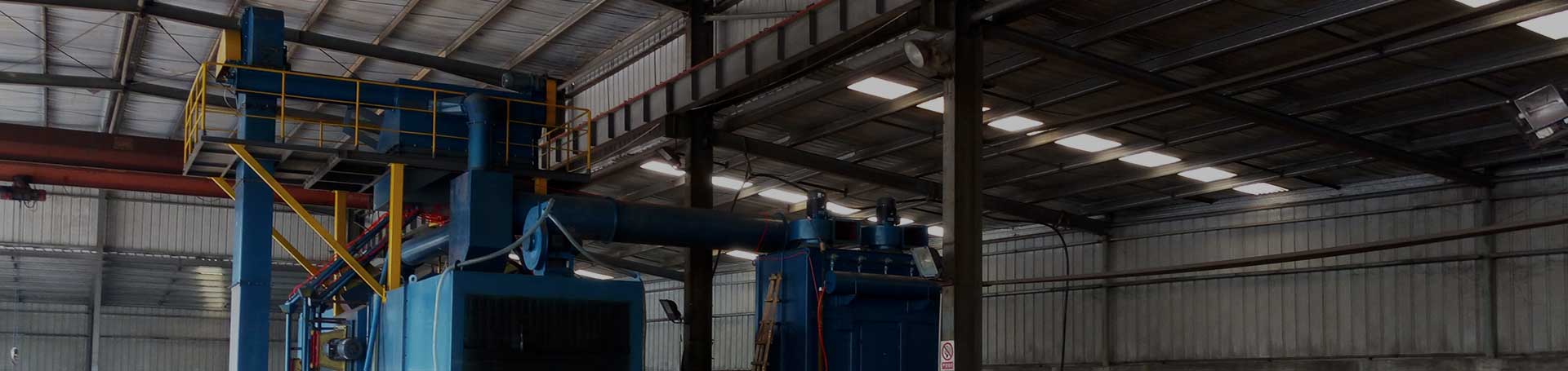 qinggong roller conveyor shot blasting machine