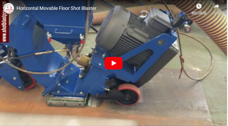Horizontal Movable Floor Shot Blaster