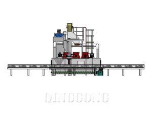 cylinder shot blasting machine drawing