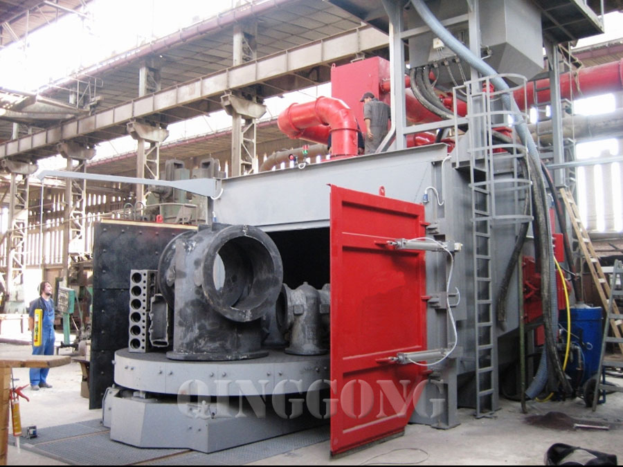 trolley shot blasting machine price