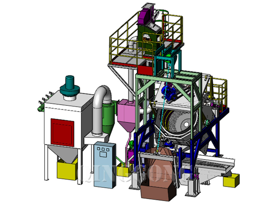 Barrel Blast Machine line 