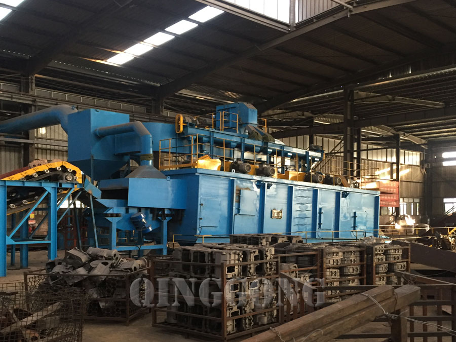 Continuous Conveyor Shot Blasting Machine 