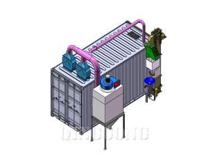 temporary blast rooms 3d drawing
