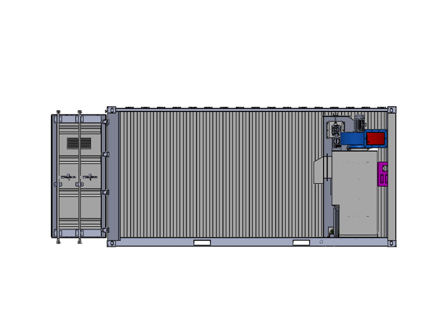 transportable container blast room 