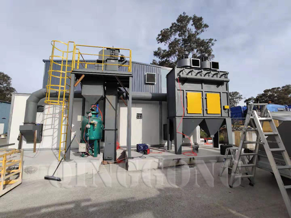 Sandblasting Room Designed by QINGGONG Machinery