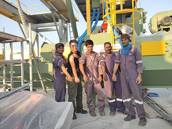 Concrete Blocks Shot Blasting Machine in UAE