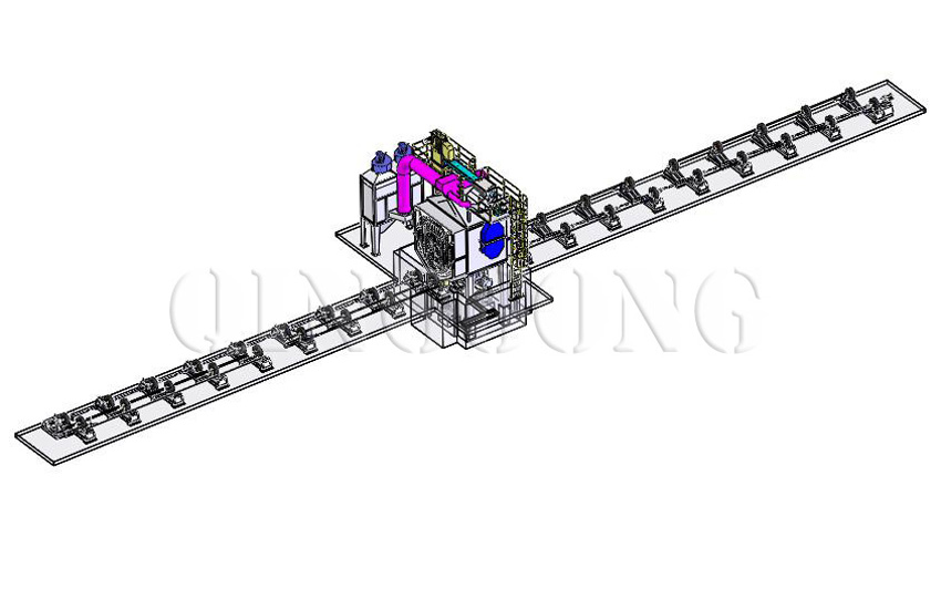 pipe shot blasting machine 1