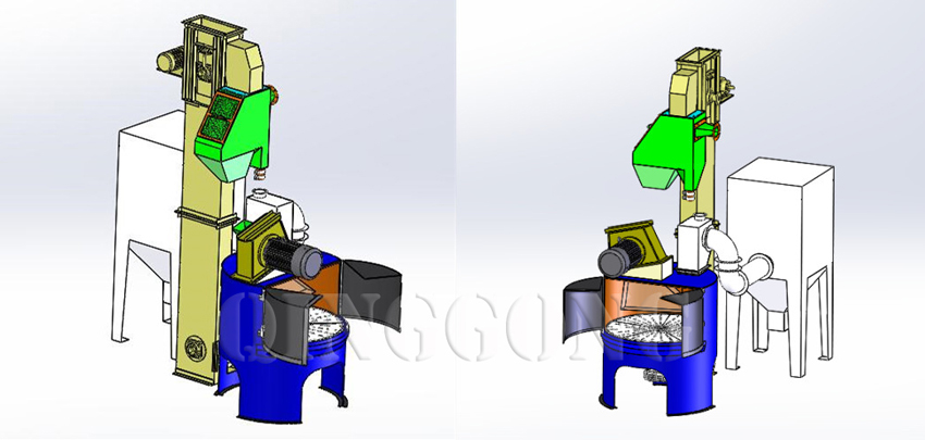 rswing table shot blasting machine 3d drawings rswing table shot blasting machine 3d drawings