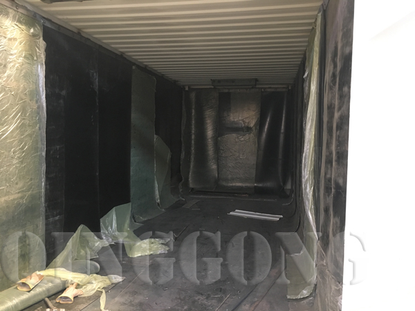 transportable container sandblasting room 2