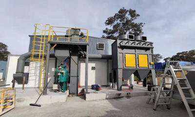 Sandblasting Room Delivery to Australia