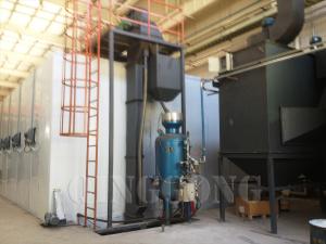 Industrial sandblasting enclosures