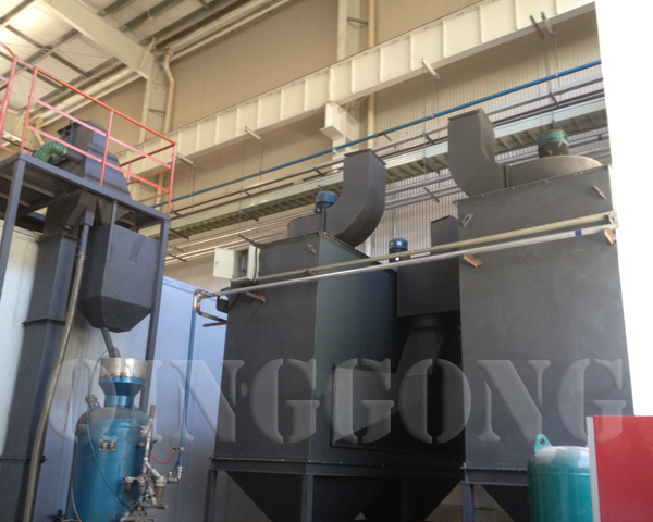 Auto Abrasive Recovery System of Sandblasting Room