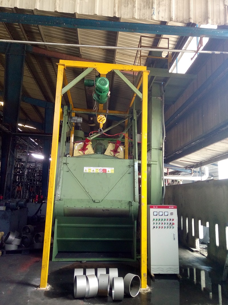 tumble belt shot blasting machine