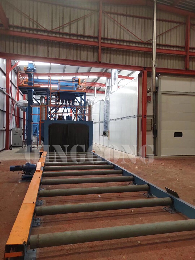 Picture of Roller Conveyor Shot Blasting Machine