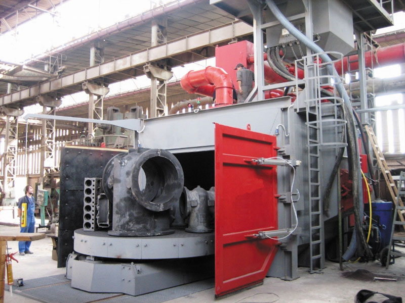 Trolley Type Shot Blasting Machine