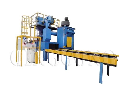 Auto steel tube roller conveyor shot blasting machine 2.jpg