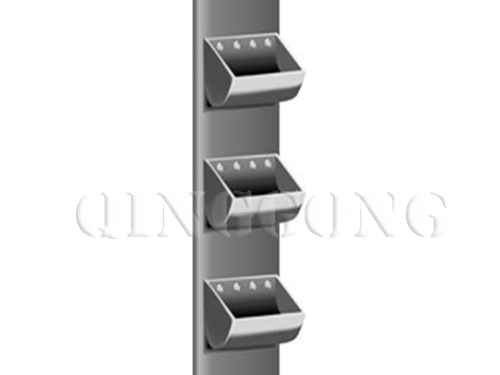 The bucket elevator of roller conveyor shot blasting machine