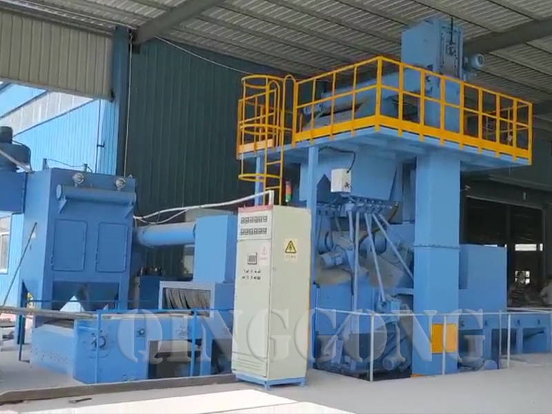 wire mesh belt shot blasting machine 2