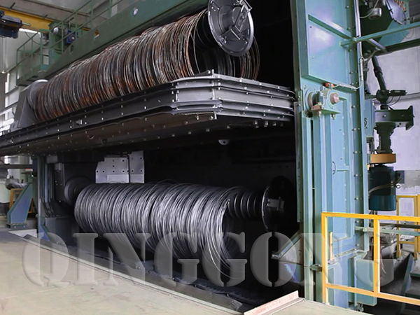 buy wire rod coil shot blasting machine 