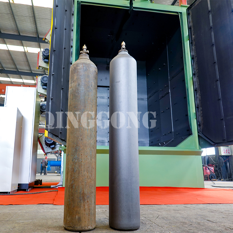 Cylinder shot blasting machine 2