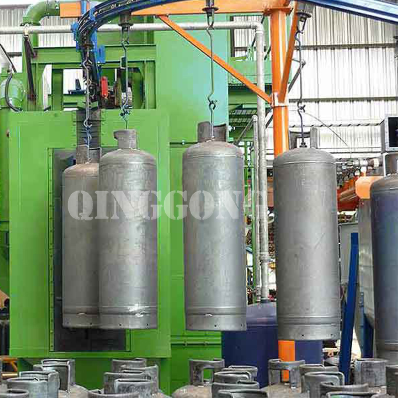 Cylinder shot blasting machine 