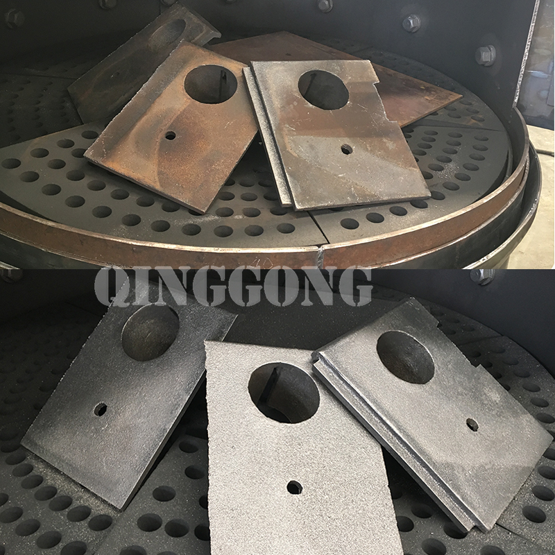 Workpiece Processed by Rotary table shot blasting machine