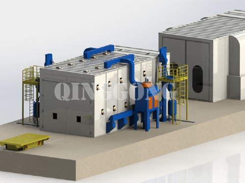 Advantage of scraper recovery system in sandblasting room