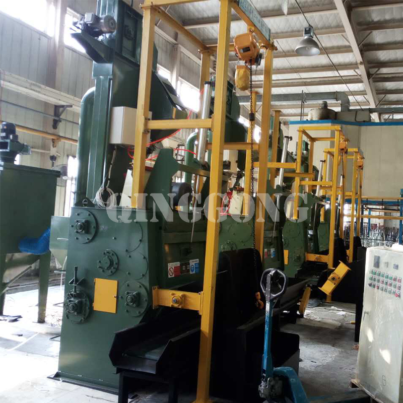 Automatic loading and unloading crawler shot blasting machine 1 