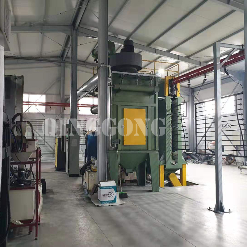 Hanger chain continuous shot blasting machine for Romania customer2.jpg