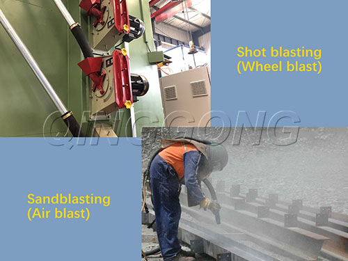 What is shot blasting and sandblasting, and what is the difference?