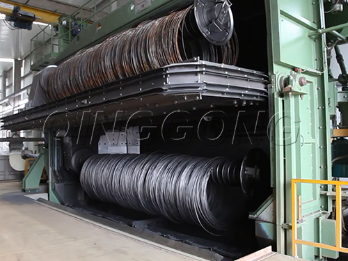 Practicality of wire rods shot blasting machine