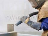 What are the main parameters of sandblasting?