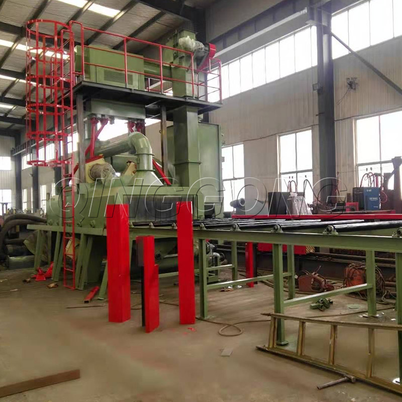 The components of roller conveyor type shot blasting machine 2.jpg