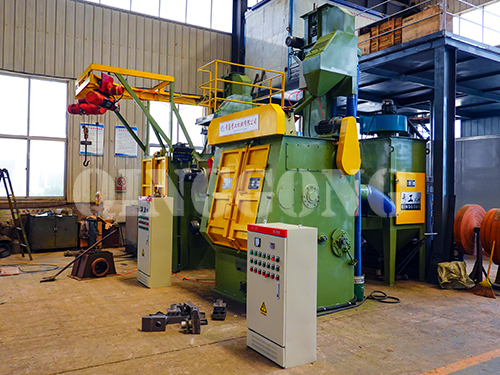 What are the reasons for the blackening and peeling of the casting after shot blasting