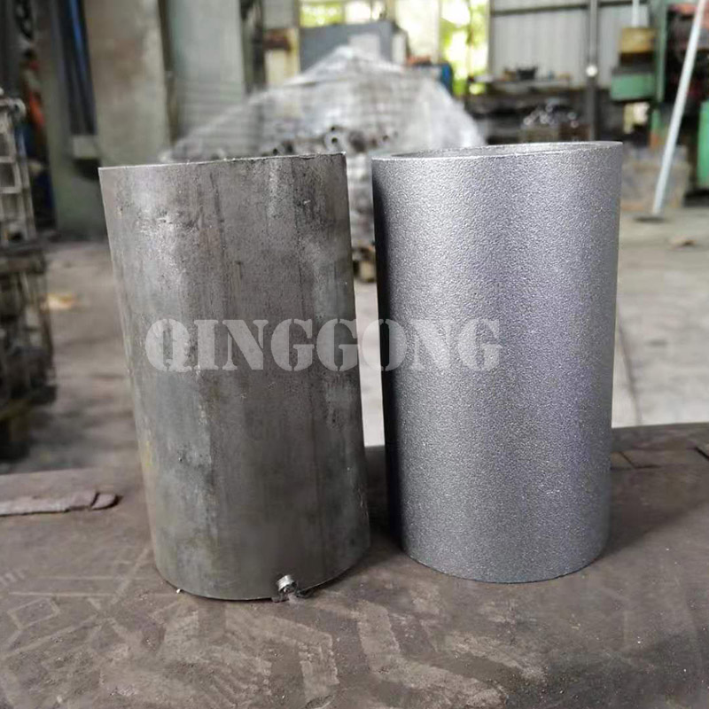 What are the reasons for the blackening and peeling of the casting after shot blasting 2.jpg