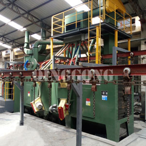 Overhead Rail Shot Blasting Machine