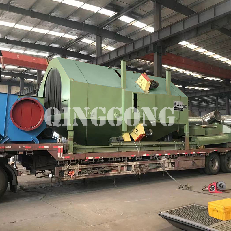 Roller conveyor shot blasting machine delivery site 2.jpg