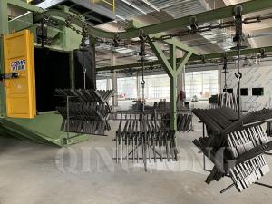 overhead rail shot blasting machine 13