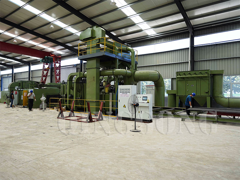 steel plate shot blasting machine 11