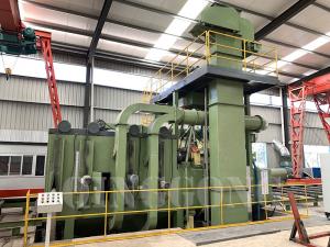 shot blasting and priming line 1