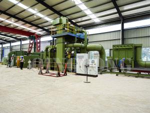 shot blasting and priming line 4