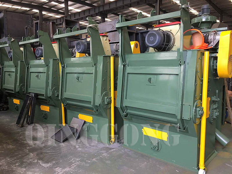 tumble belt shot blasting machine 4