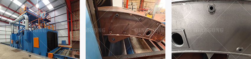 steel structure shot blasting machine 3