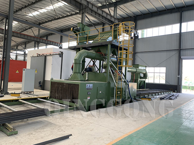 steel profit shot blasting machine 1