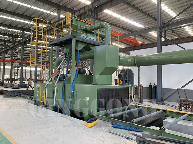 steel profit shot blasting machine 4