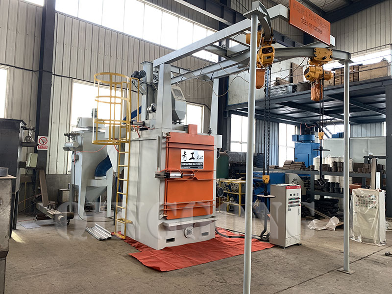 hanger type shot blasting machine 1