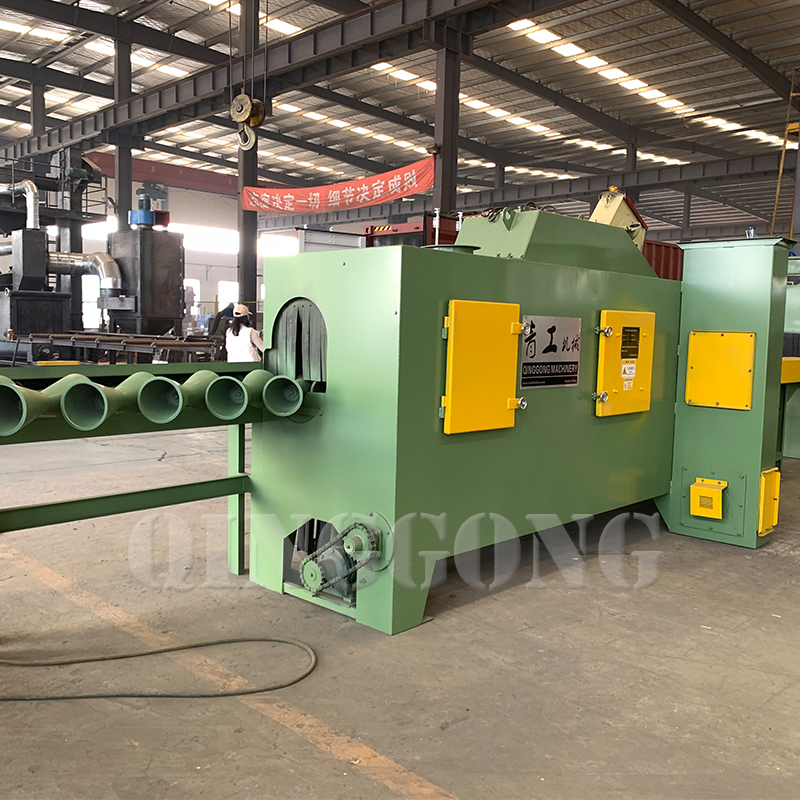 gas cylinder shot blasting machine 1