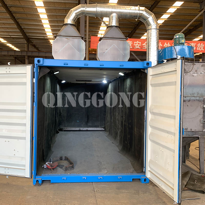 container sand blasting room 1