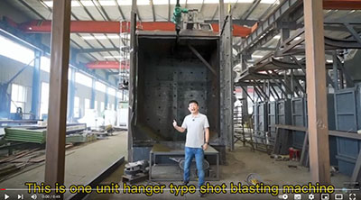 Hanger Type Shot Blasting Machine | Blasting Machine Show | Qinggong Machinery